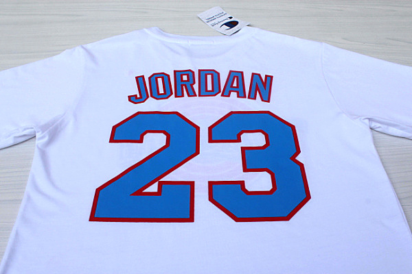 Maillot Manche Courte Tune Squad Jordan 23 Blanc